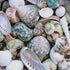 1 kg medium green white pearl seashell mix